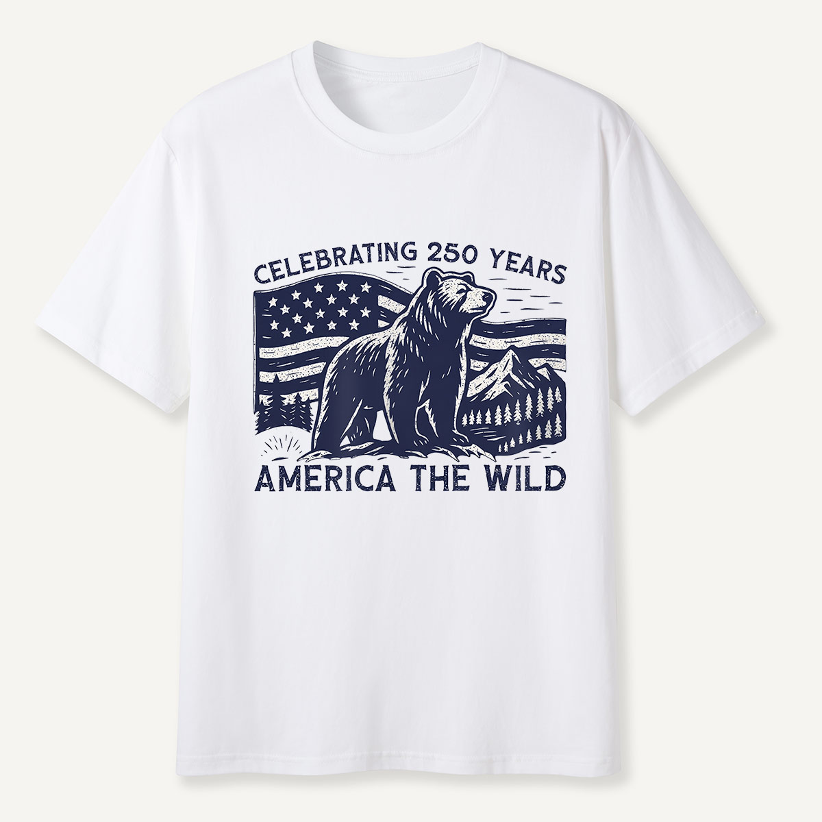 America the Wild 250 Years Bear T-Shirt