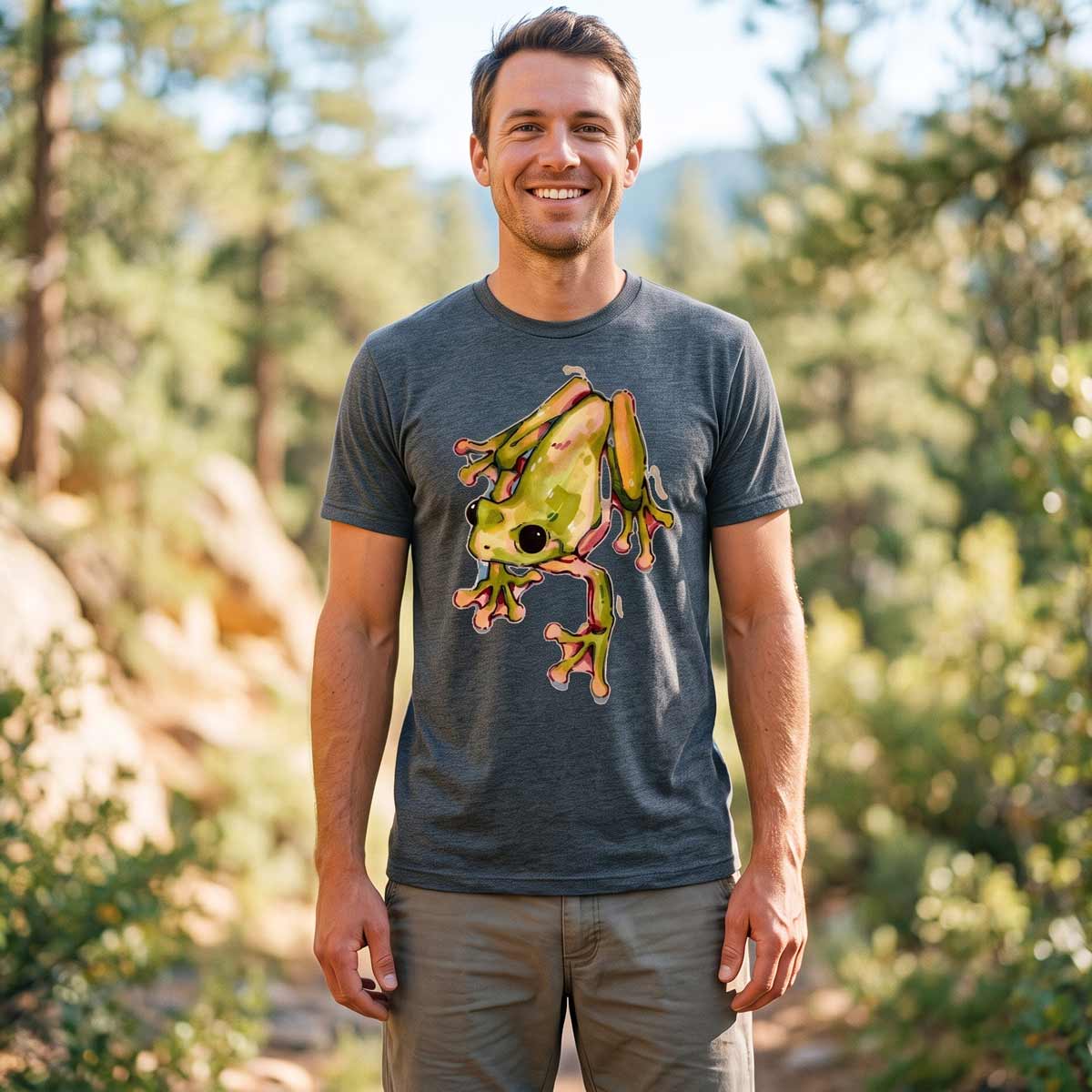 Watercolor Tree Frog T-Shirt
