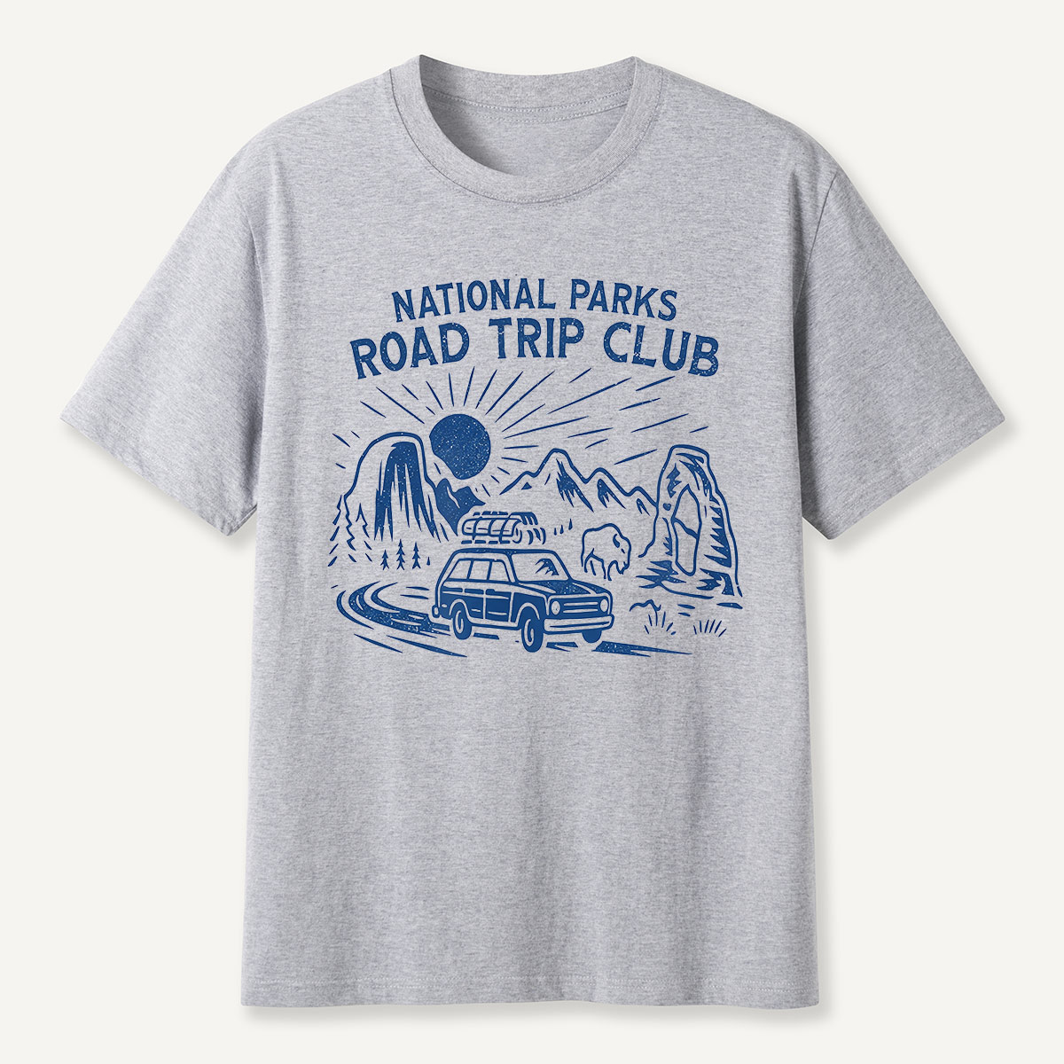 National Parks Road Trip Club Scenic Wagon T-Shirt