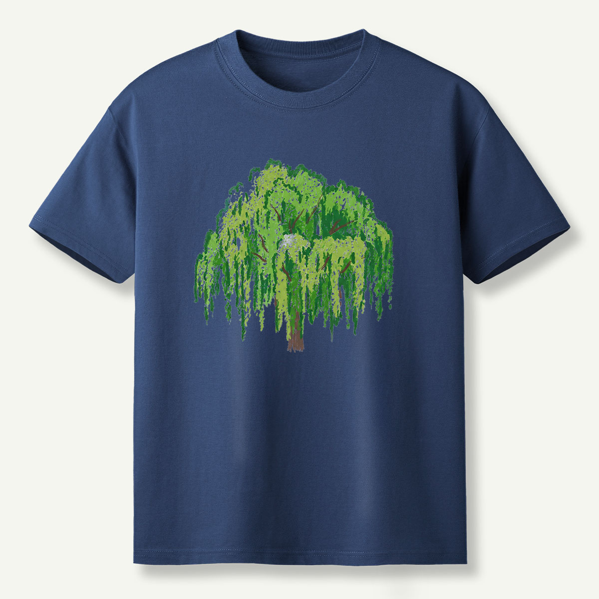 Weeping Willow Tree Watercolor T-Shirt