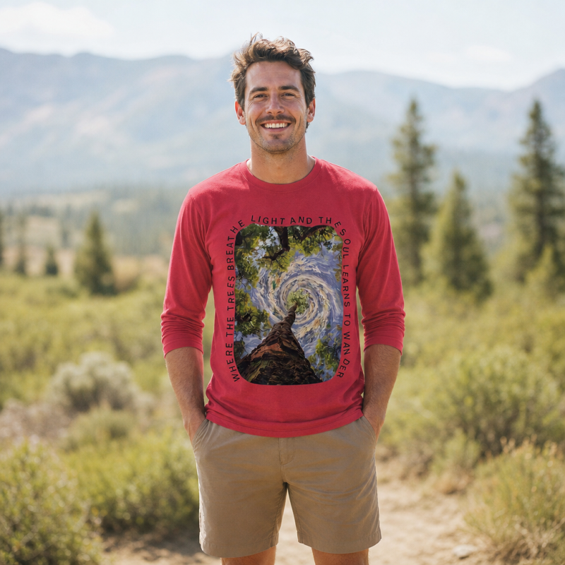 surreal forest Long Sleeve T-Shirt