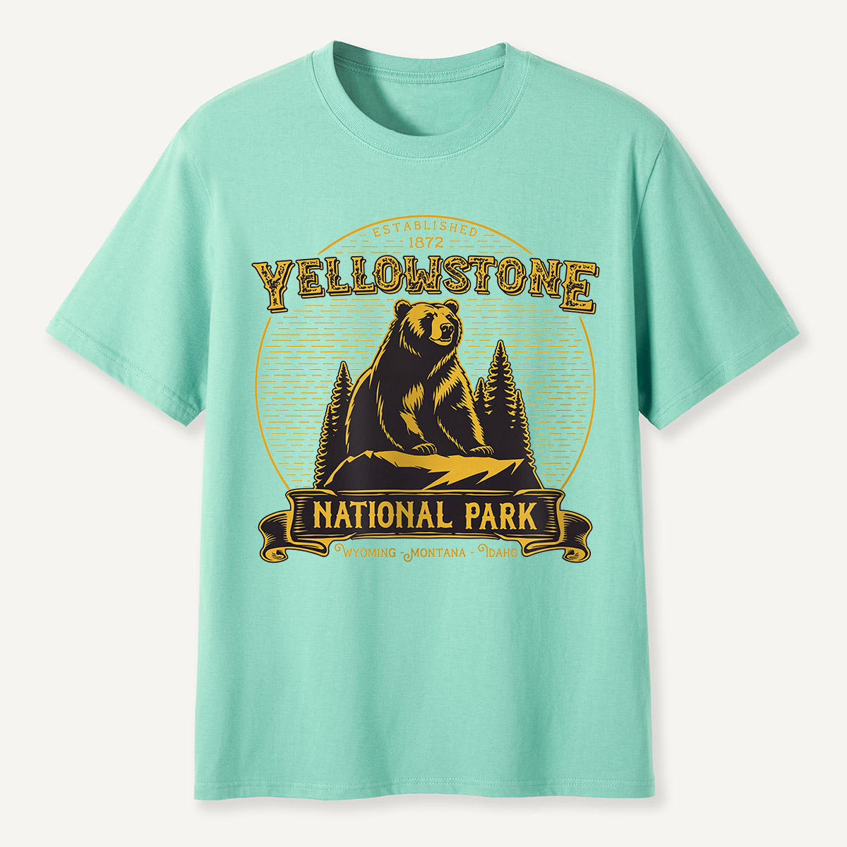 Yellowstone National Park Sitting Bear T-Shirt
