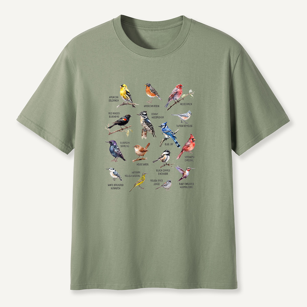 MDCTBYWY26071708North American Bird Guide T-Shirt