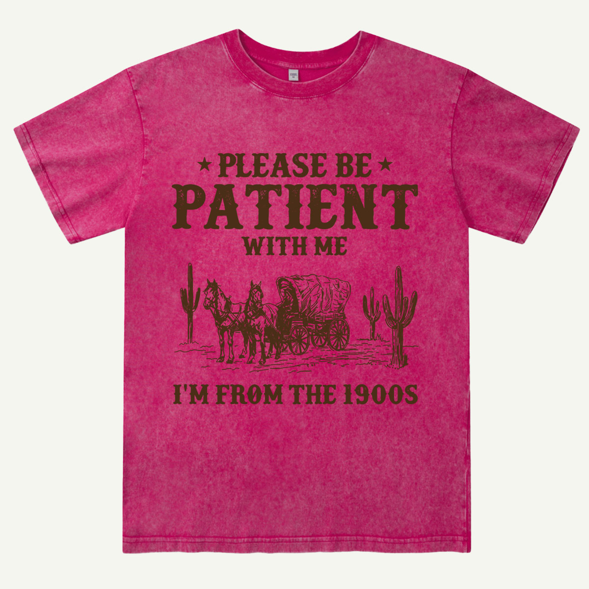 Please Be Patient With Me I'm From the 1900s Washed T-Shirt