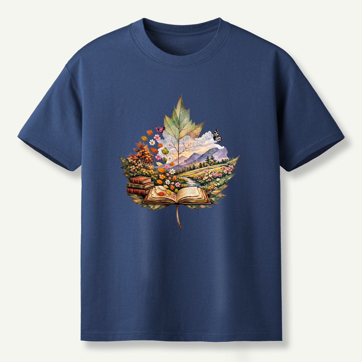 Autumn Leaf Forestscape T-Shirt