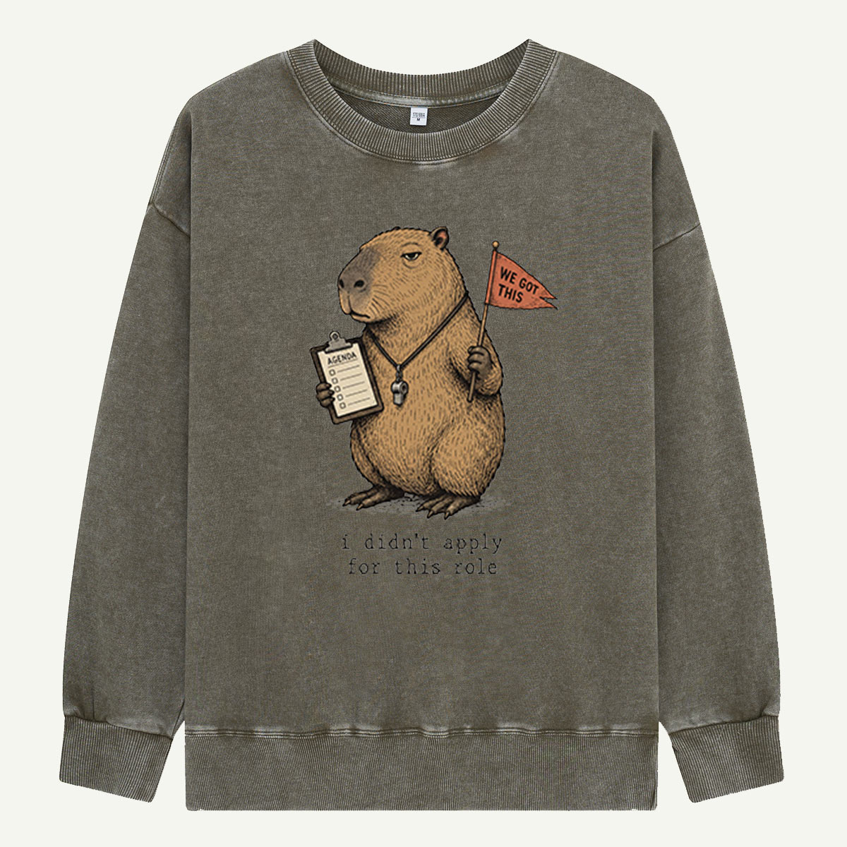 I Didn’t Apply for This Role Washed Sweatshirts