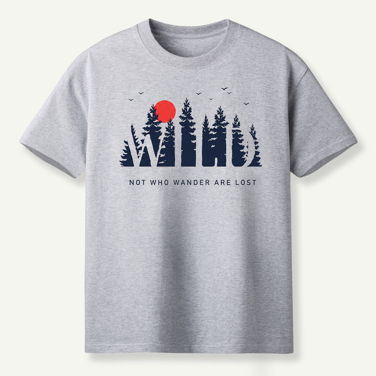 Get Your Nature Ass Lost Pine Forest Sunset T-Shirt