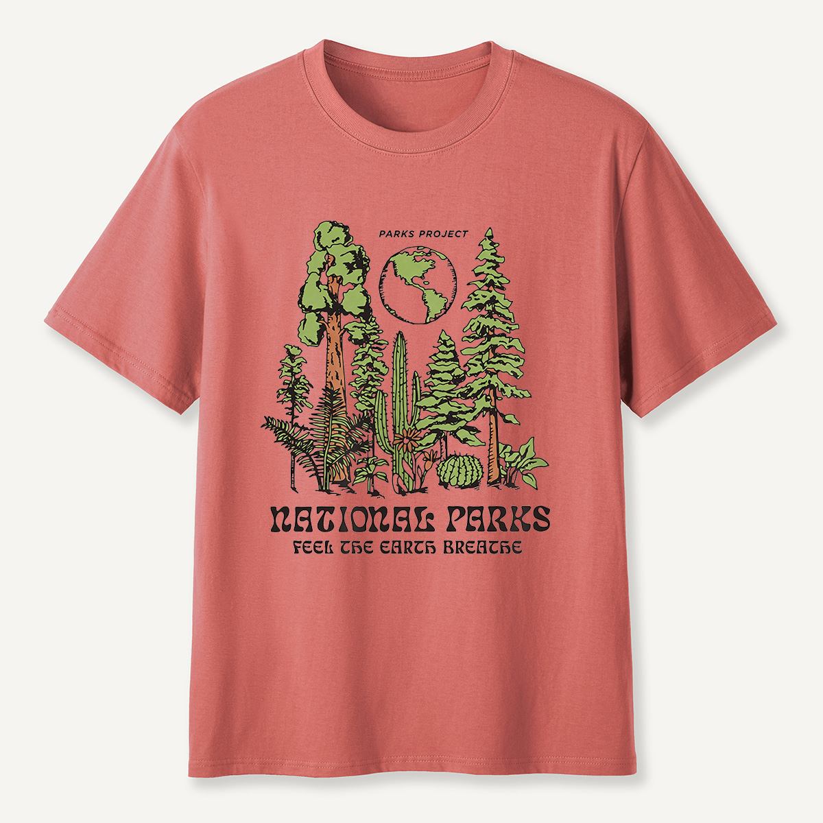 MDCTBYWY26072204 Parks Project Feel the Earth Breathe T-Shirt