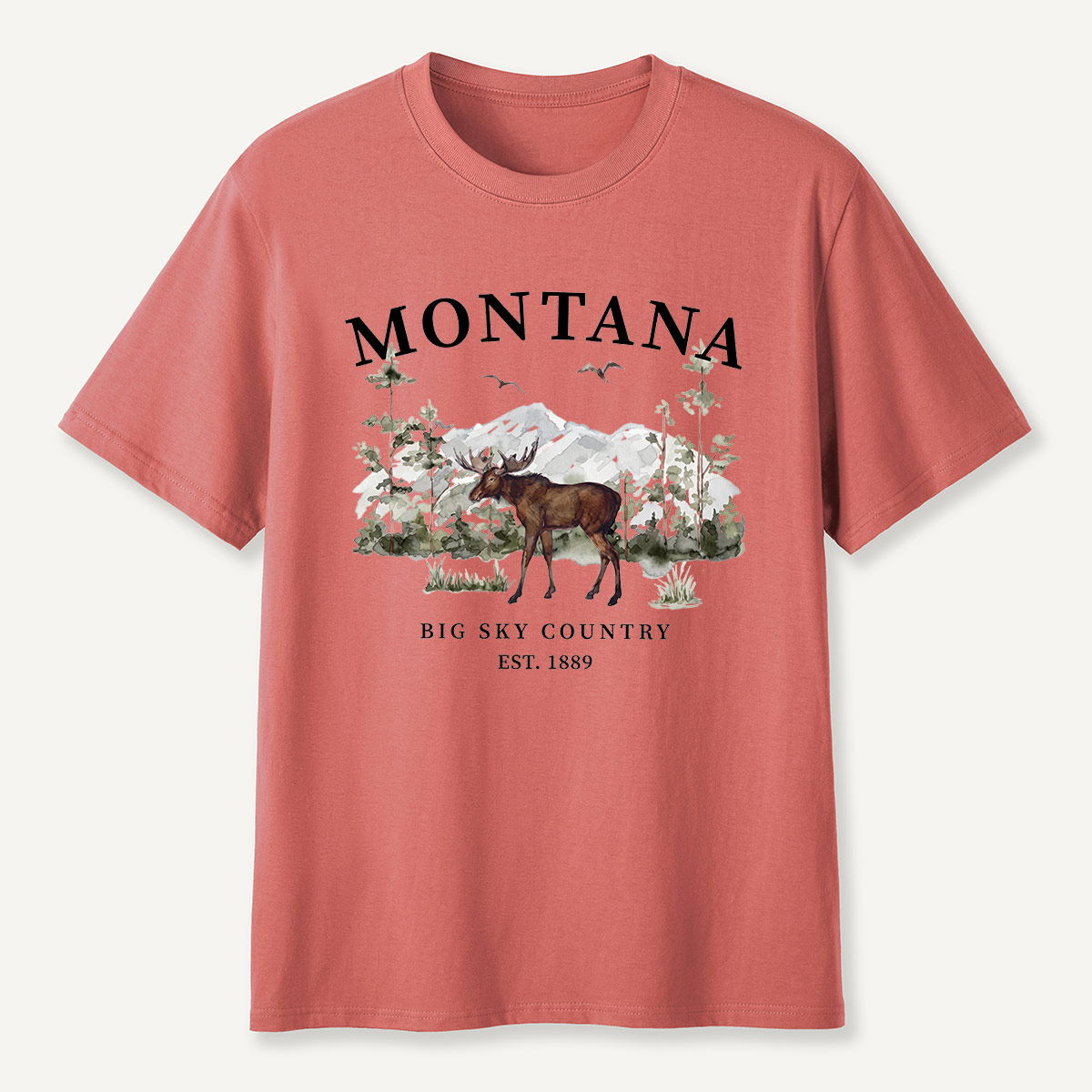 Montana Big Sky Country Moose T-Shirt