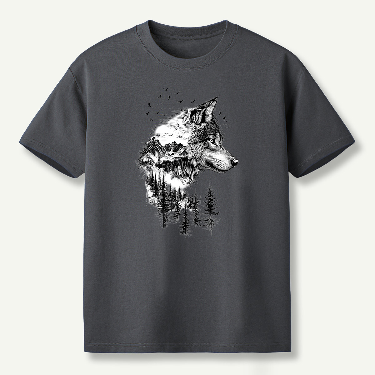 Fox Forest Ink Portrait T-Shirt