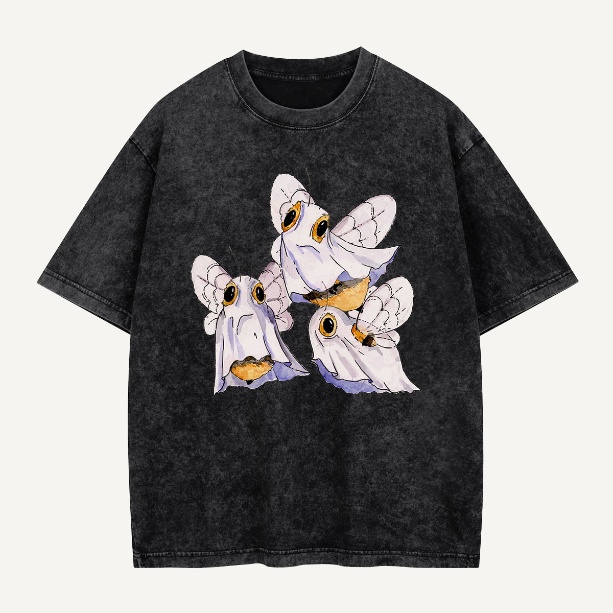 Moths Under the Sheets Washed T-Shirt