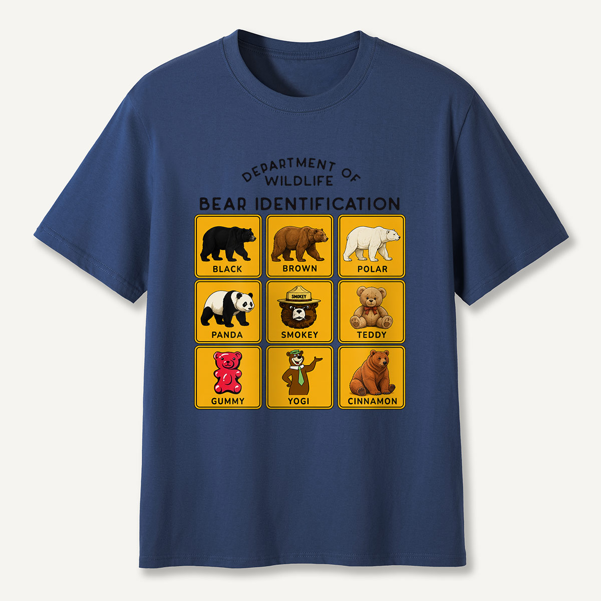 Department of Wildlife Bear Identification T-Shirt