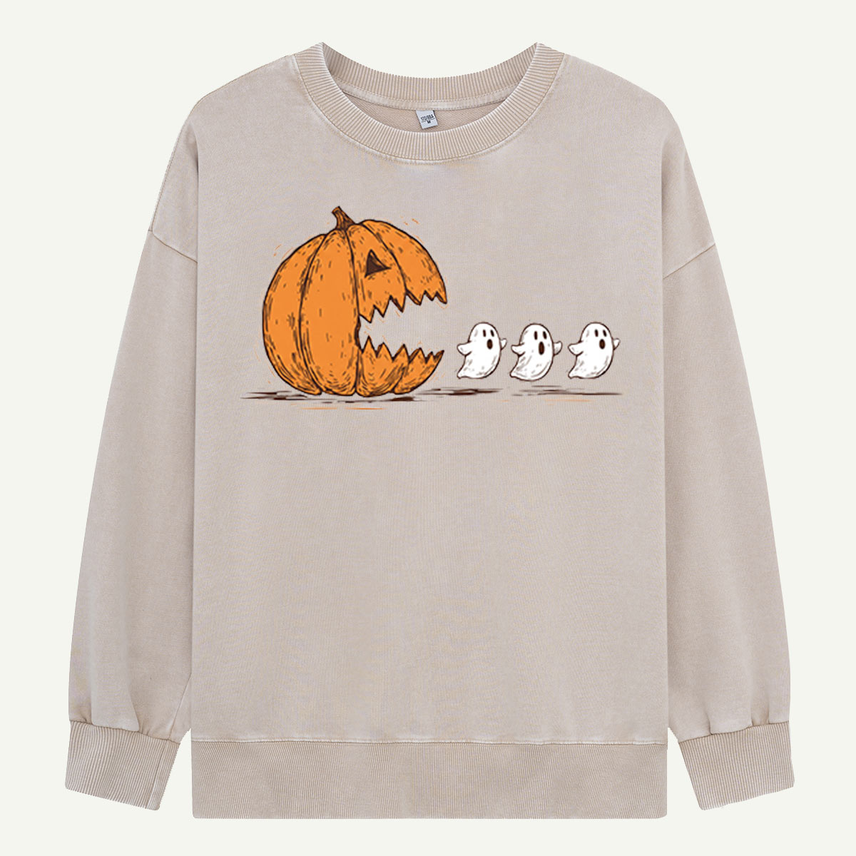 Pumpkin Chomps Ghosts Washed Sweatshirts