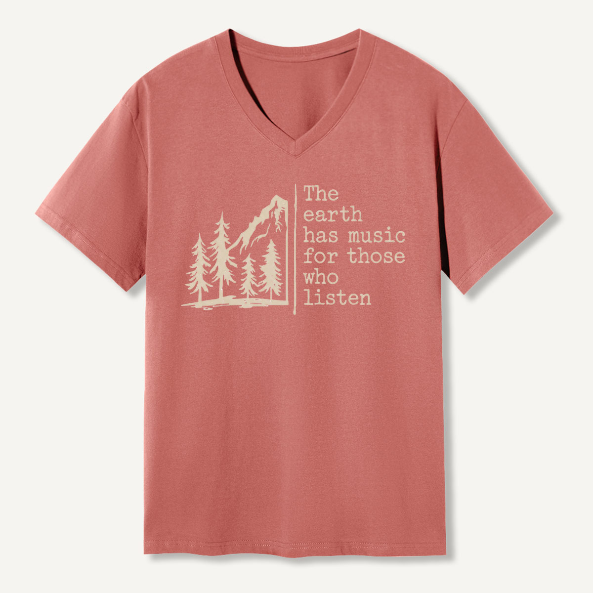 The Earth Has Music V-neck T-Shirt