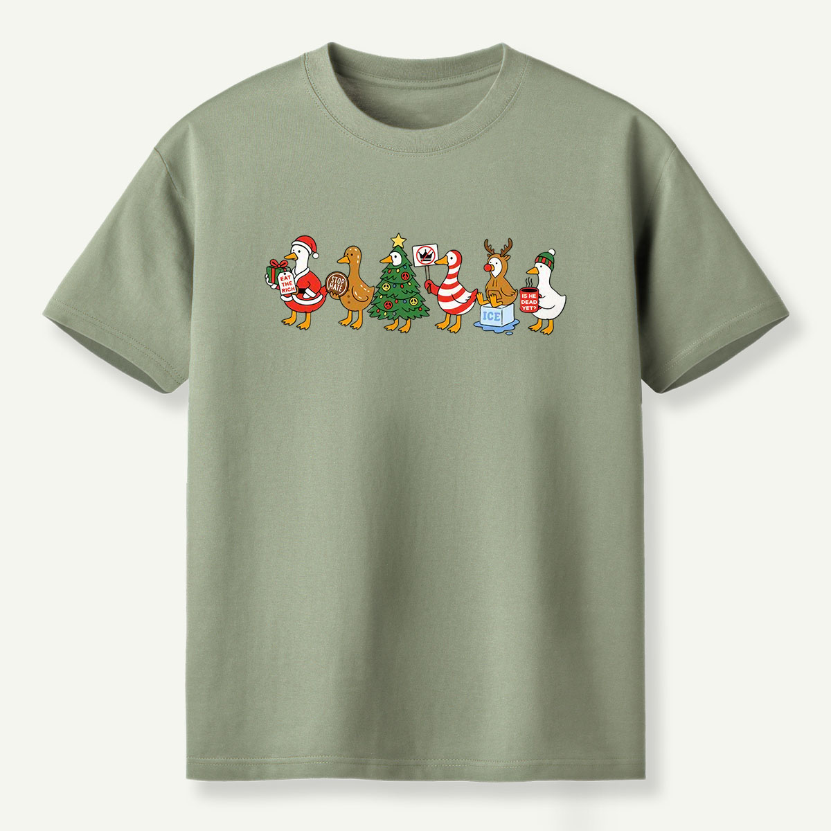 Chaotic Christmas Goose Parade T-Shirt