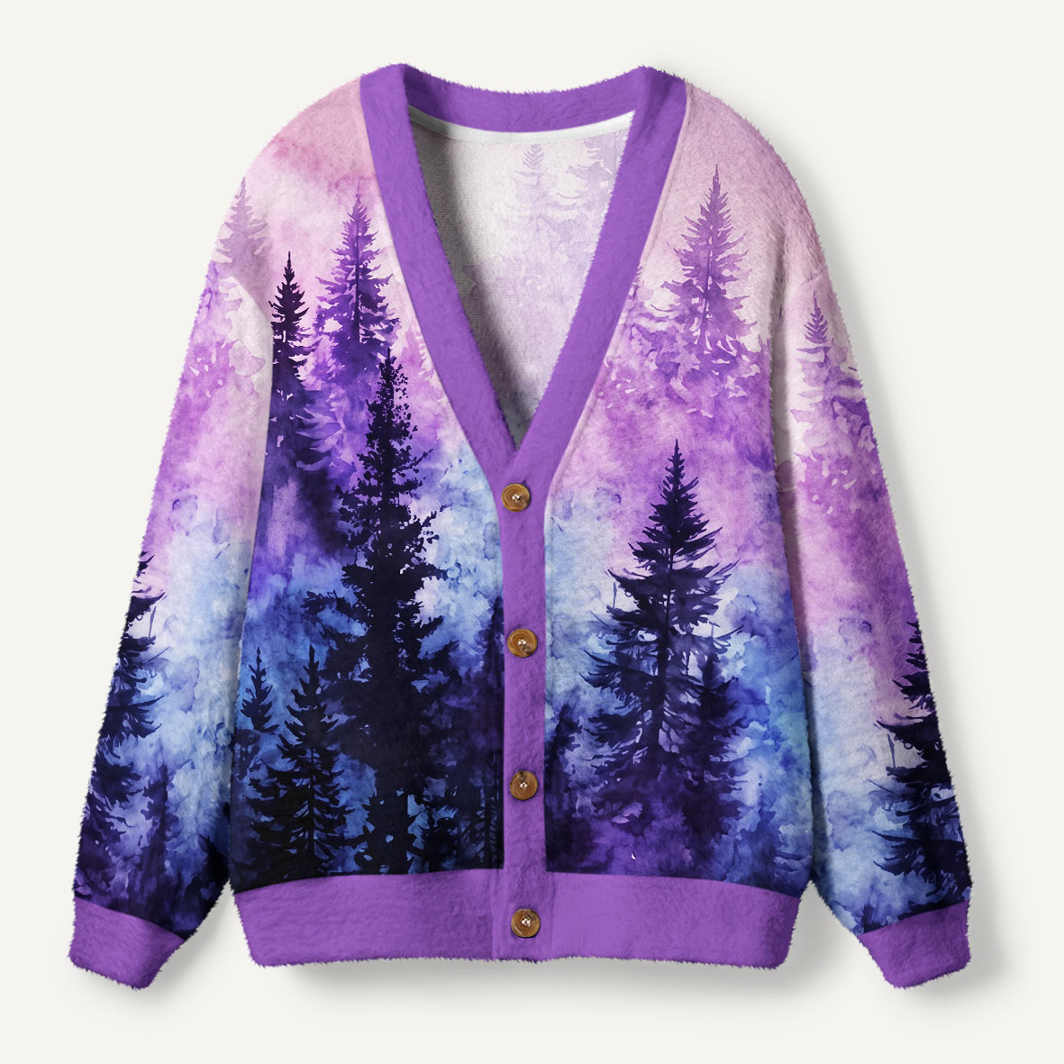 Luminous Forest  Premium Ugly Cardigan Sweaters