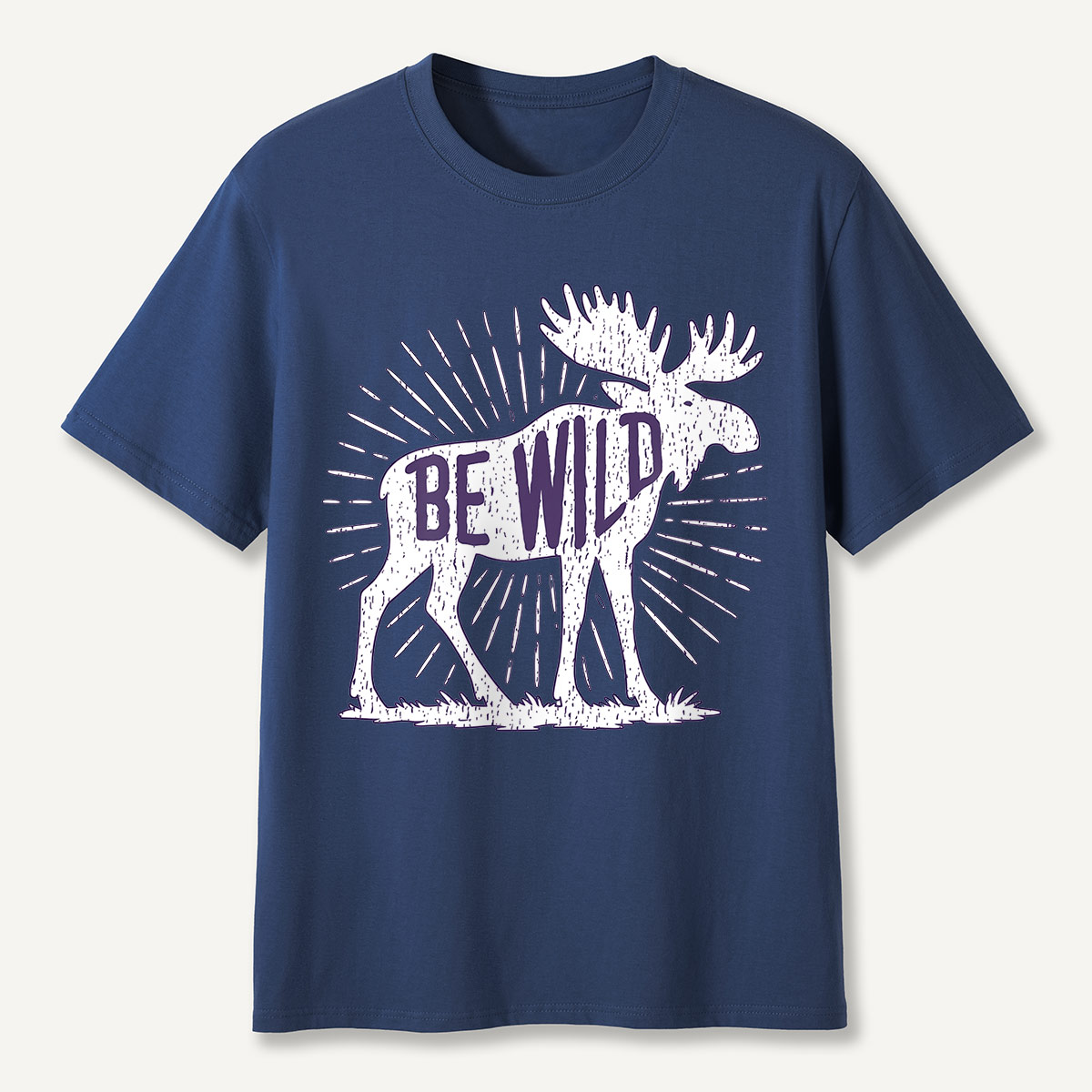 Be Wild Moose Sunburst T-Shirt