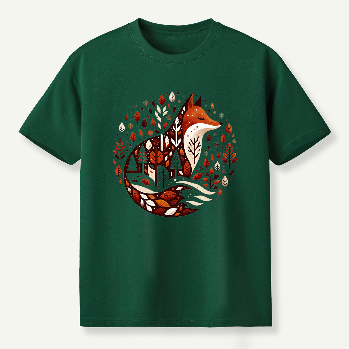 Fox Forest Winter Village T-Shirt