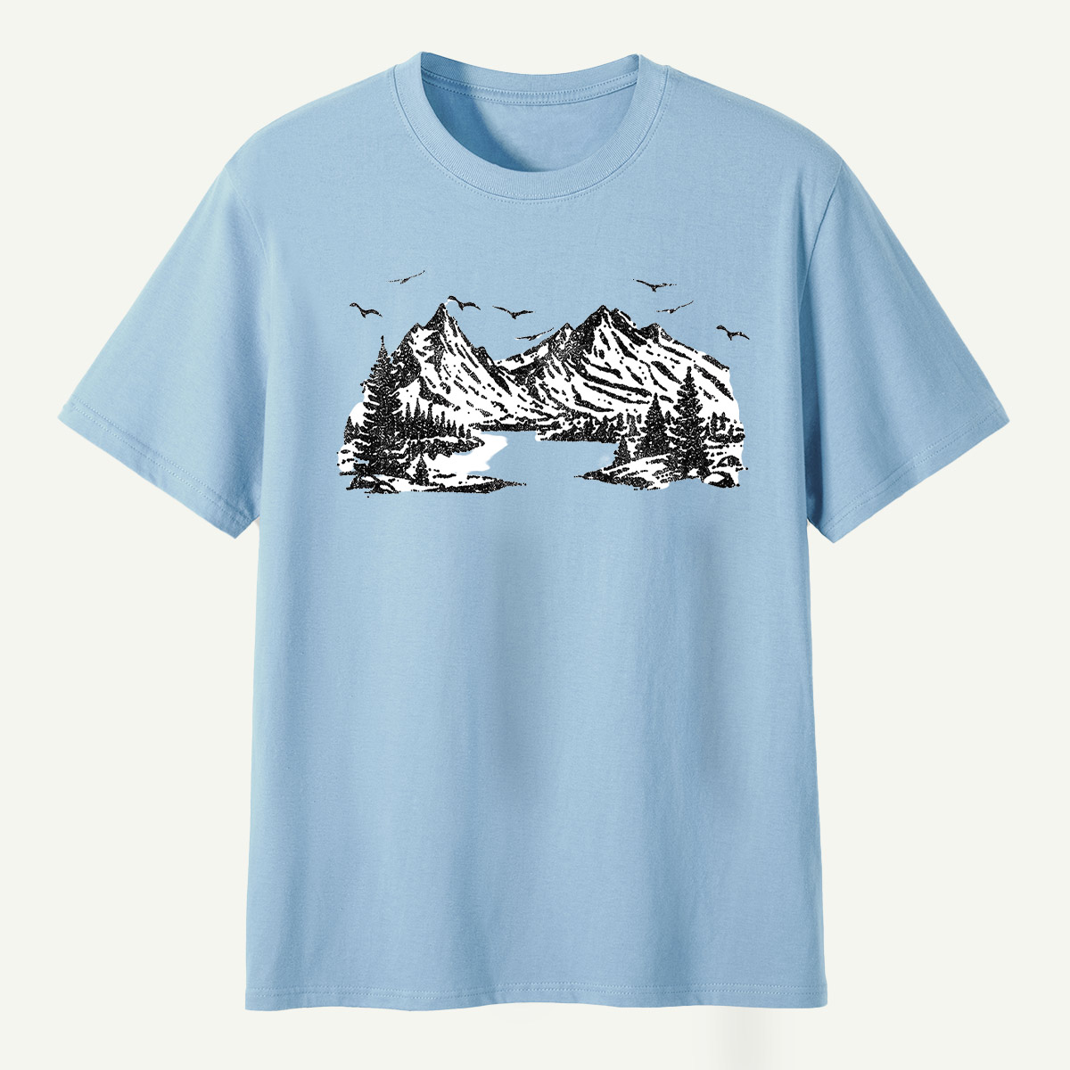 Mountain Valley Wilderness Sketch T-Shirt
