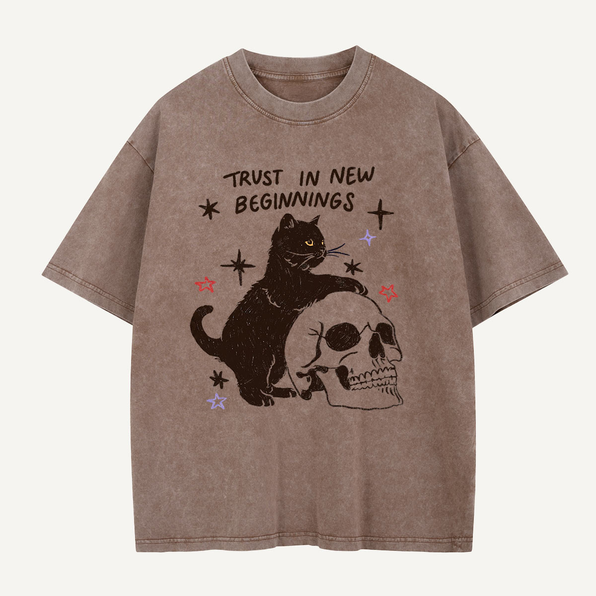 Trust in New Beginnings Washed T-Shirt