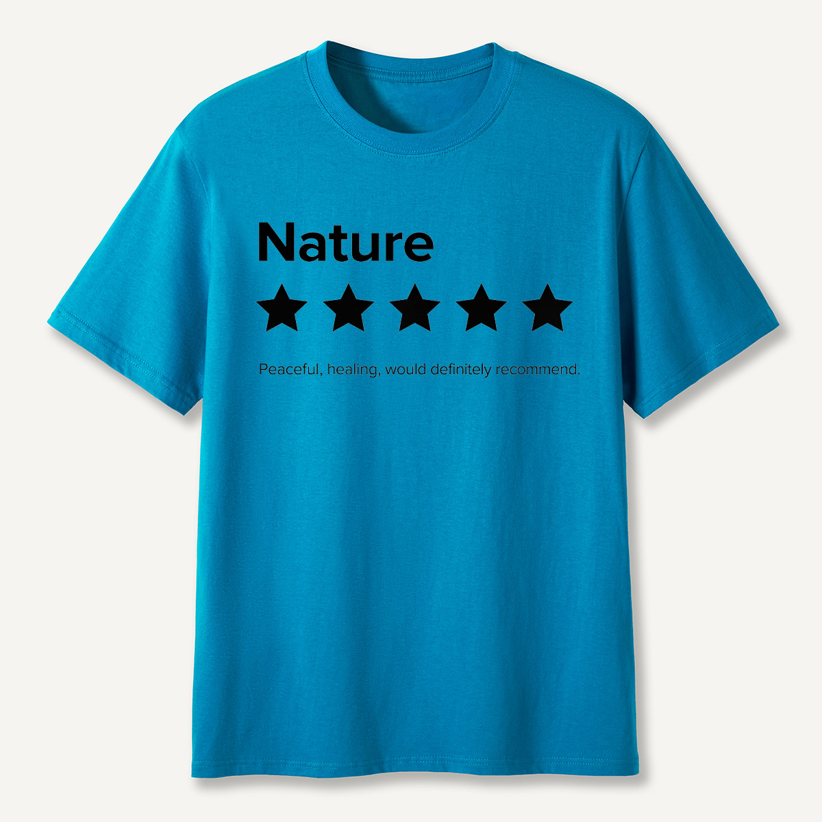 Nature 5-Star Review Minimalist Rating T-Shirt