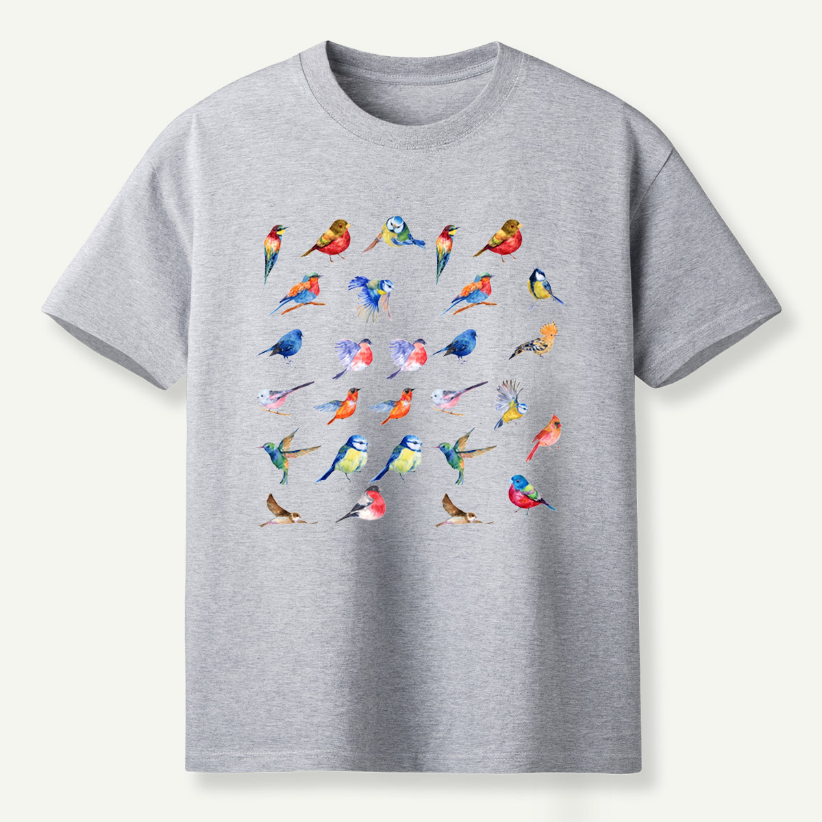 Colorful Birds Watercolor Collection T-Shirt