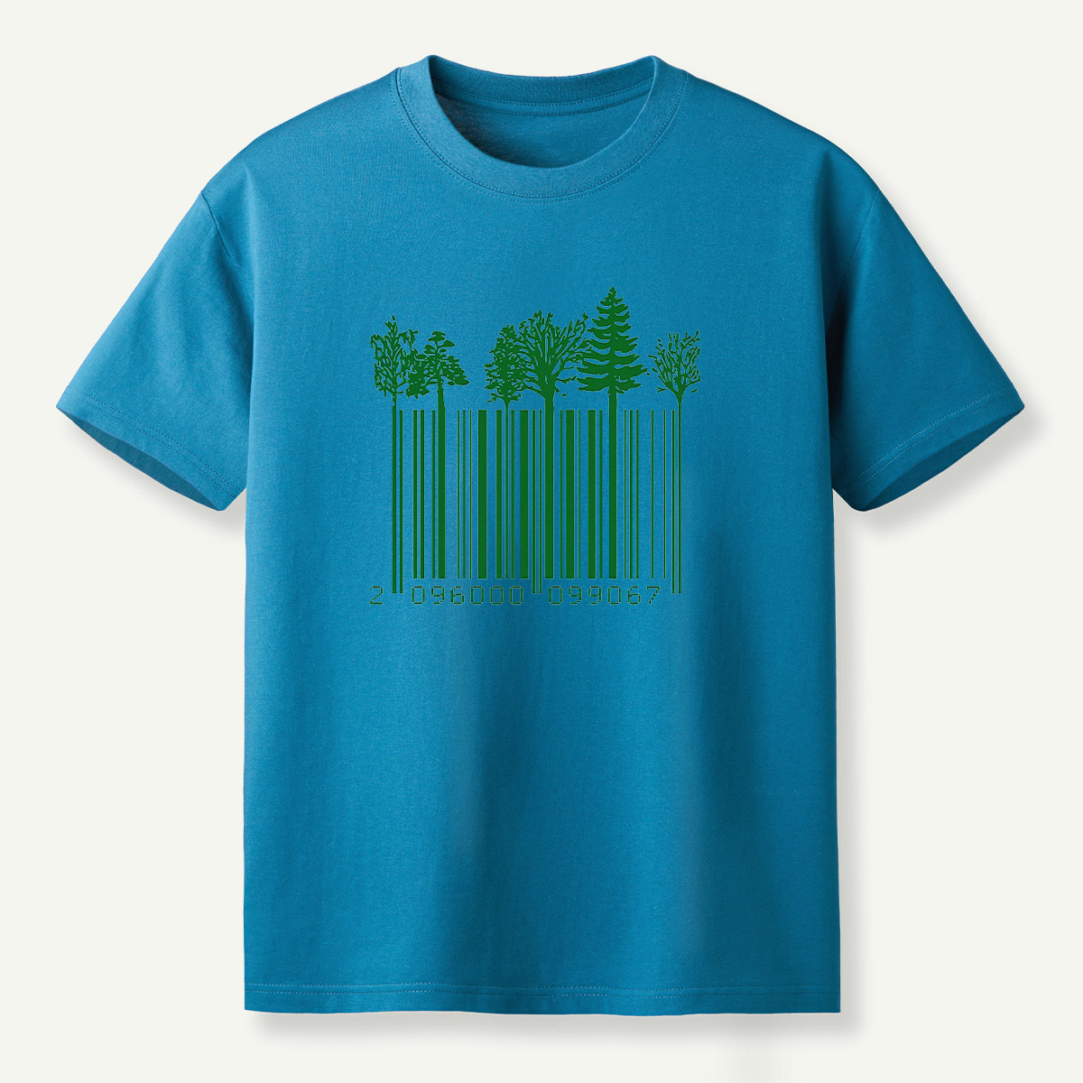 Forest Barcode Tree Line T-Shirt