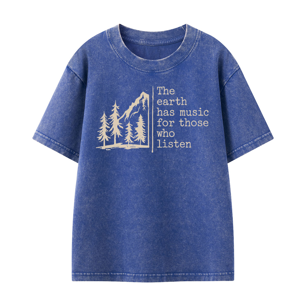 The Earth Has Music Kids Washed T-Shirt
