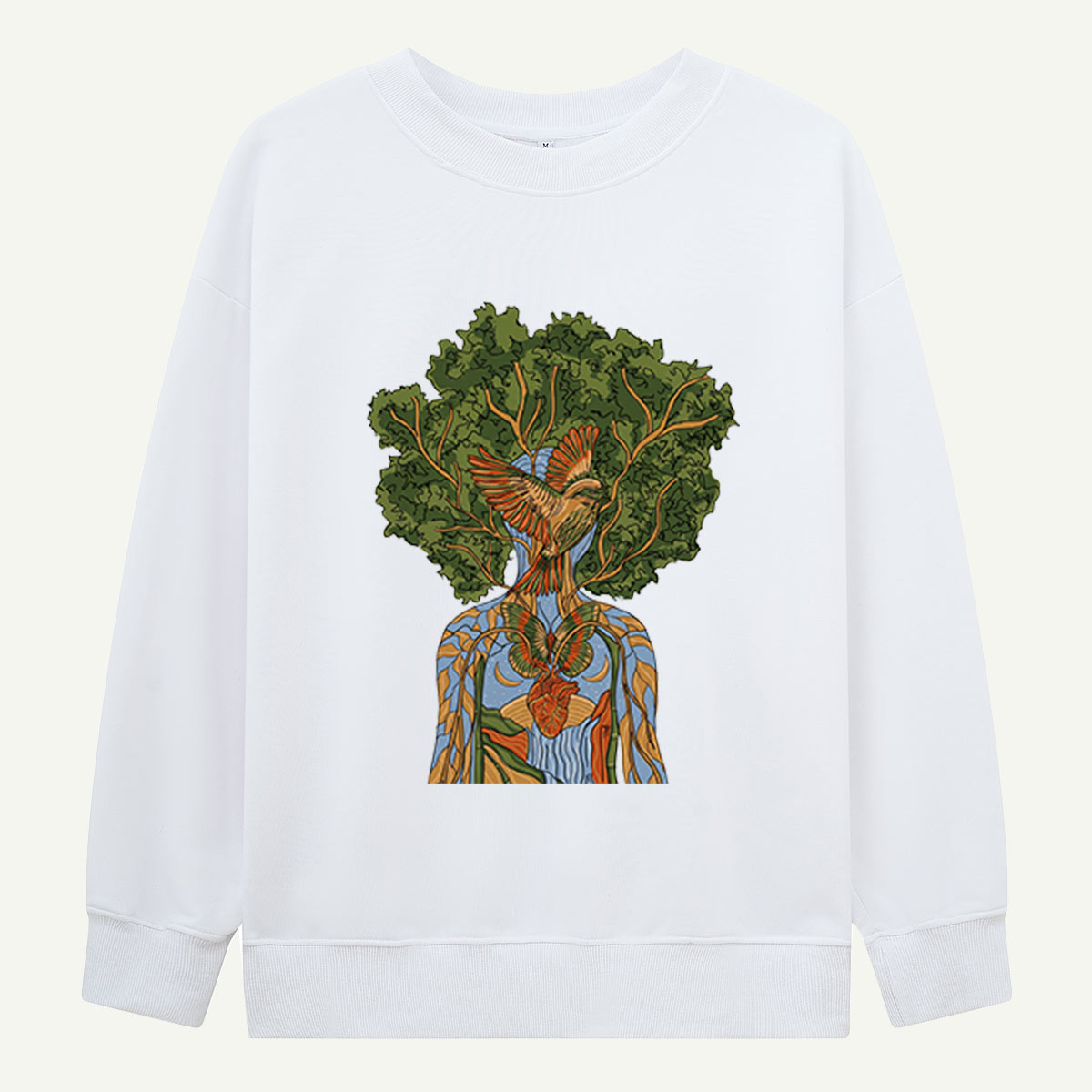 Tree Bird Anatomy Sweatshirts