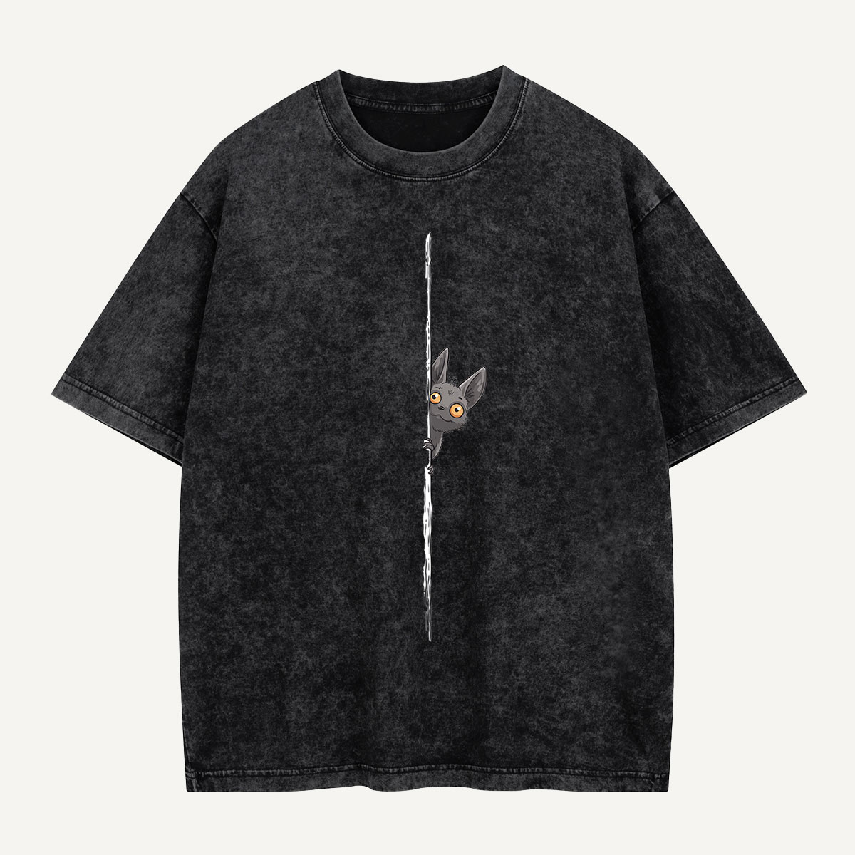 Peekaboo, Little Bat Washed T-Shirt