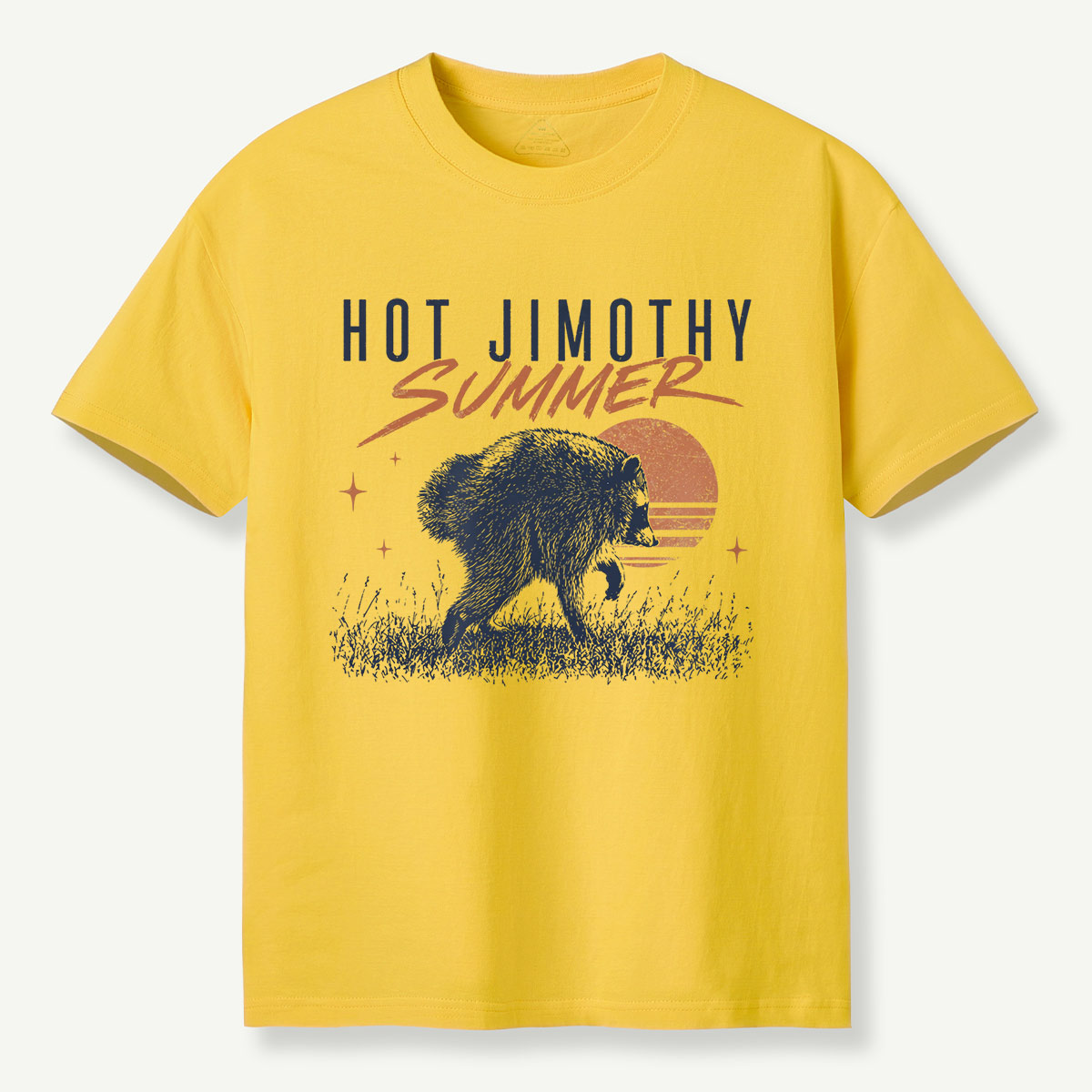 Hot Jimothy Summer Retro Raccoon T-Shirt