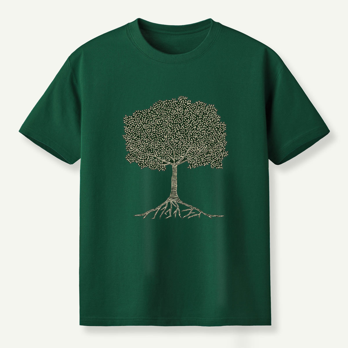 Tree Roots Of Life Silhouette T-Shirt