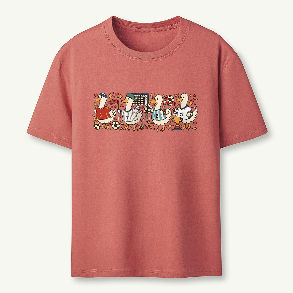 Soccer Ducks Football Team T‑Shirt
