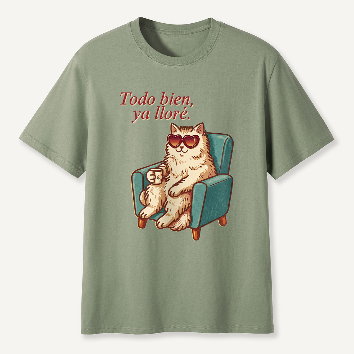 Coffee Cat Relax T-Shirt