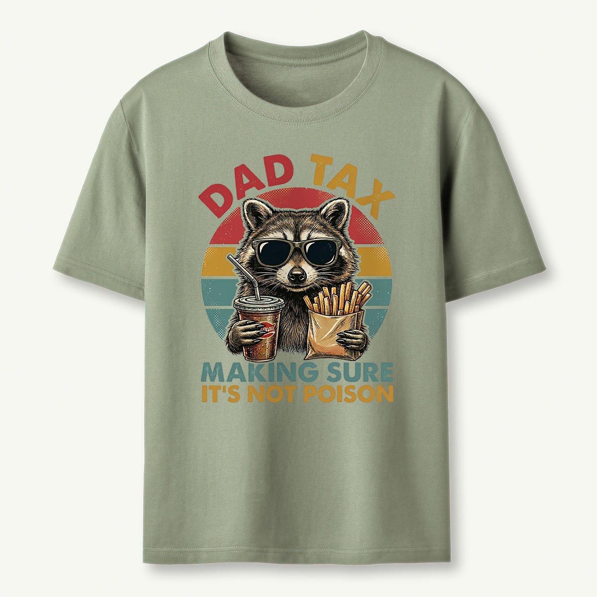 Dad Tax Raccoon Making Sure It’s Not Poison T-Shirt