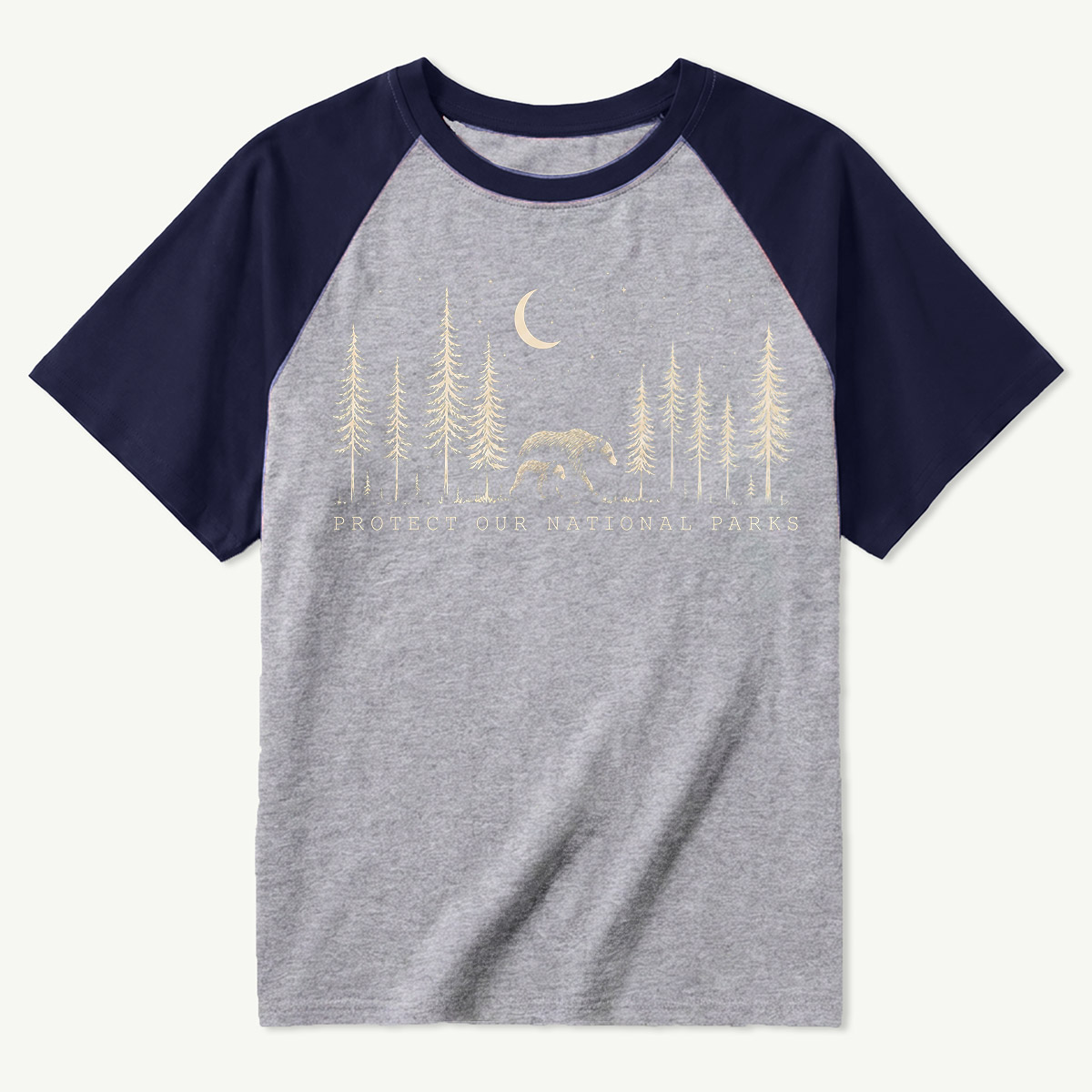 Protect The National Parks Environmental Activism Raglan T-Shirt