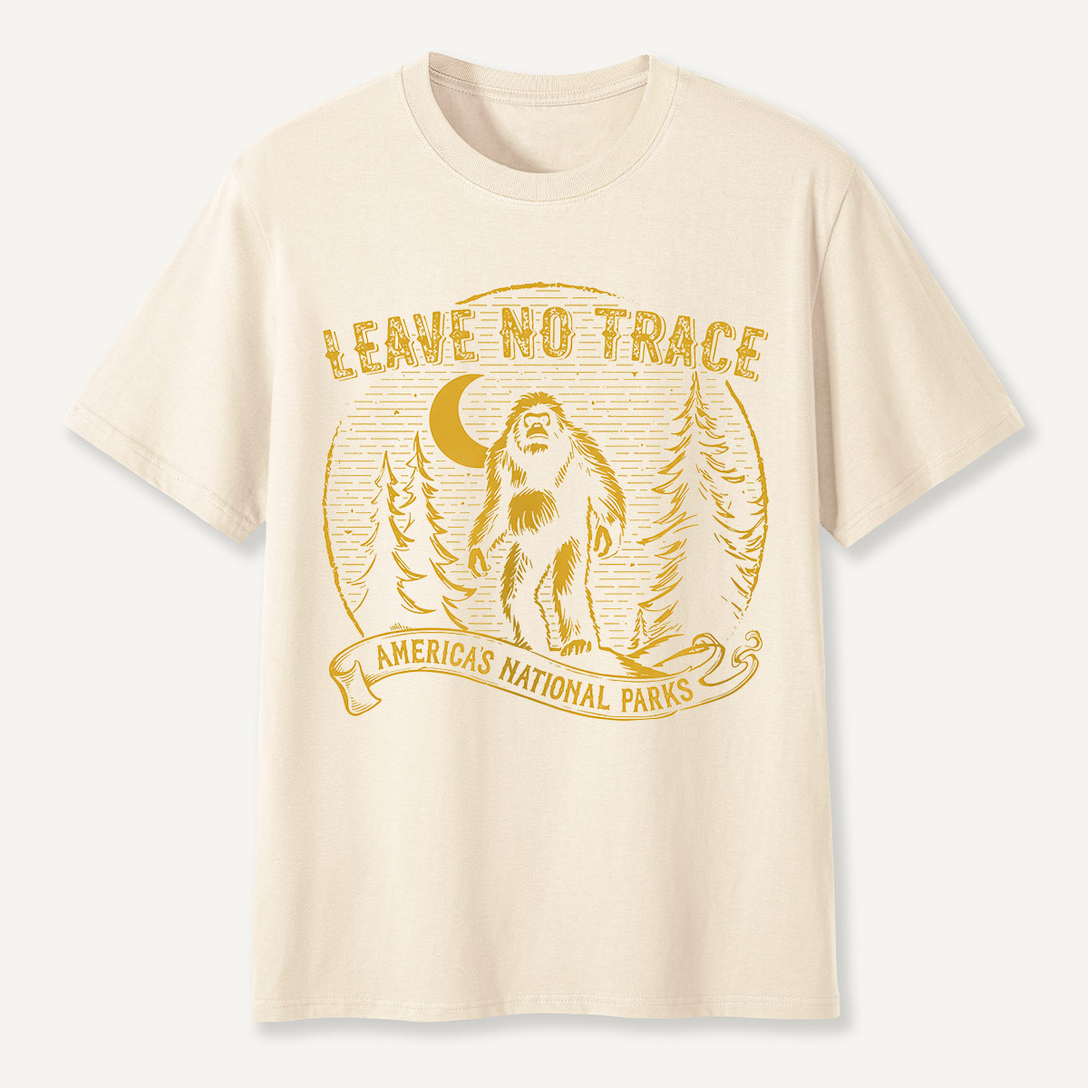 Denali National Park Bear Alaska Badge T-Shirt