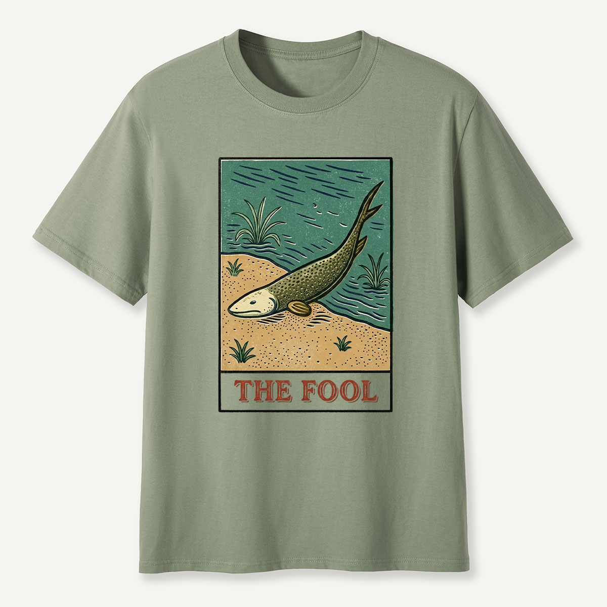 Vintage Lungfish Tarot The Fool T-Shirt