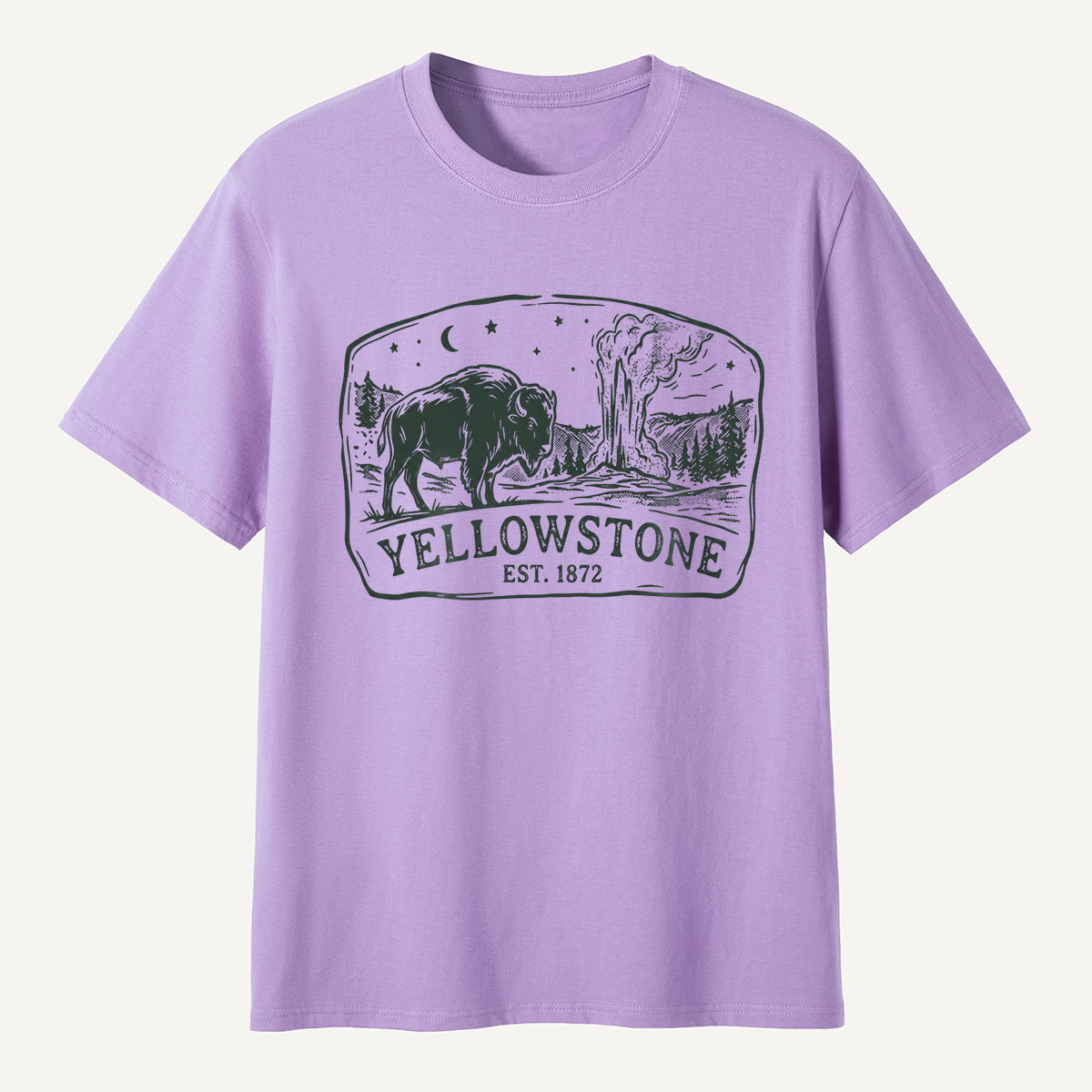 Yellowstone Est. 1872 Bison Geyser T-Shirt