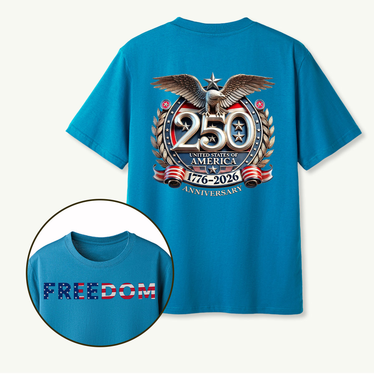 250 United States of America 1776‑2026 Anniversary Eagle T‑Shirt