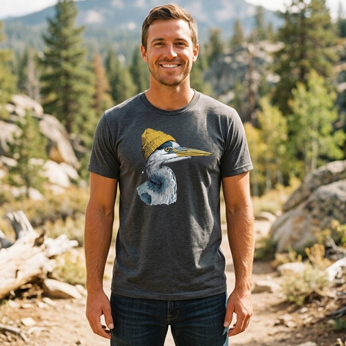  Great Blue Heron T-Shirt