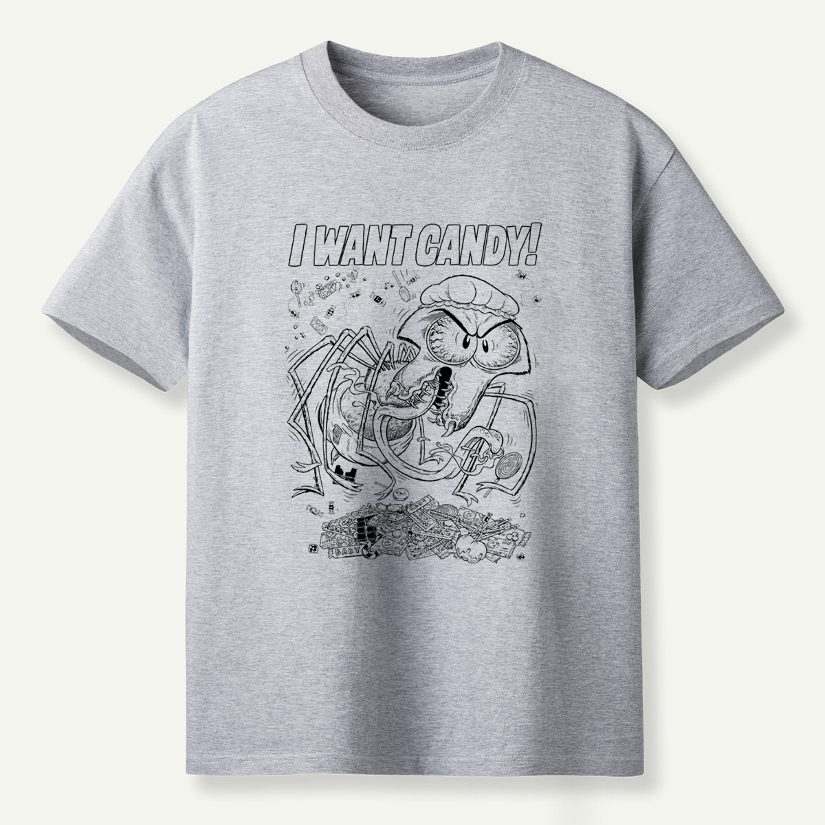 I Want Candy Alien Creature T-Shirt