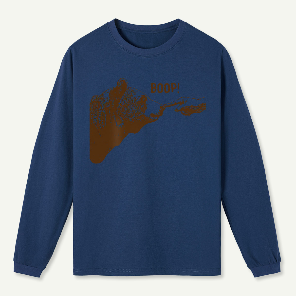 Boop Bear Nose Long Sleeve T-Shirt