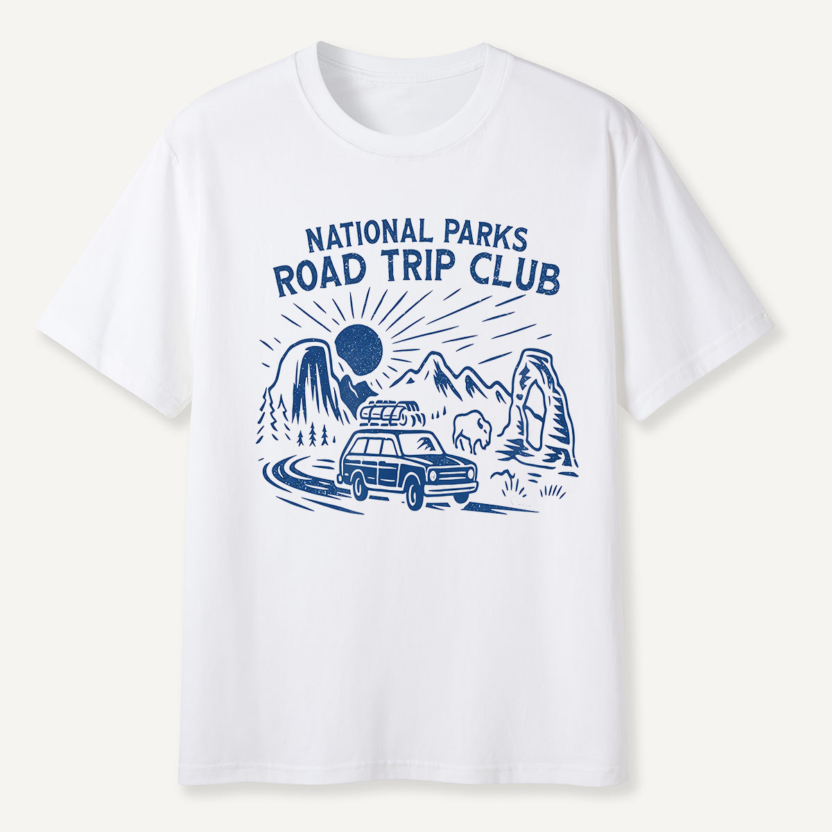 National Parks Road Trip Club Scenic Wagon T-Shirt