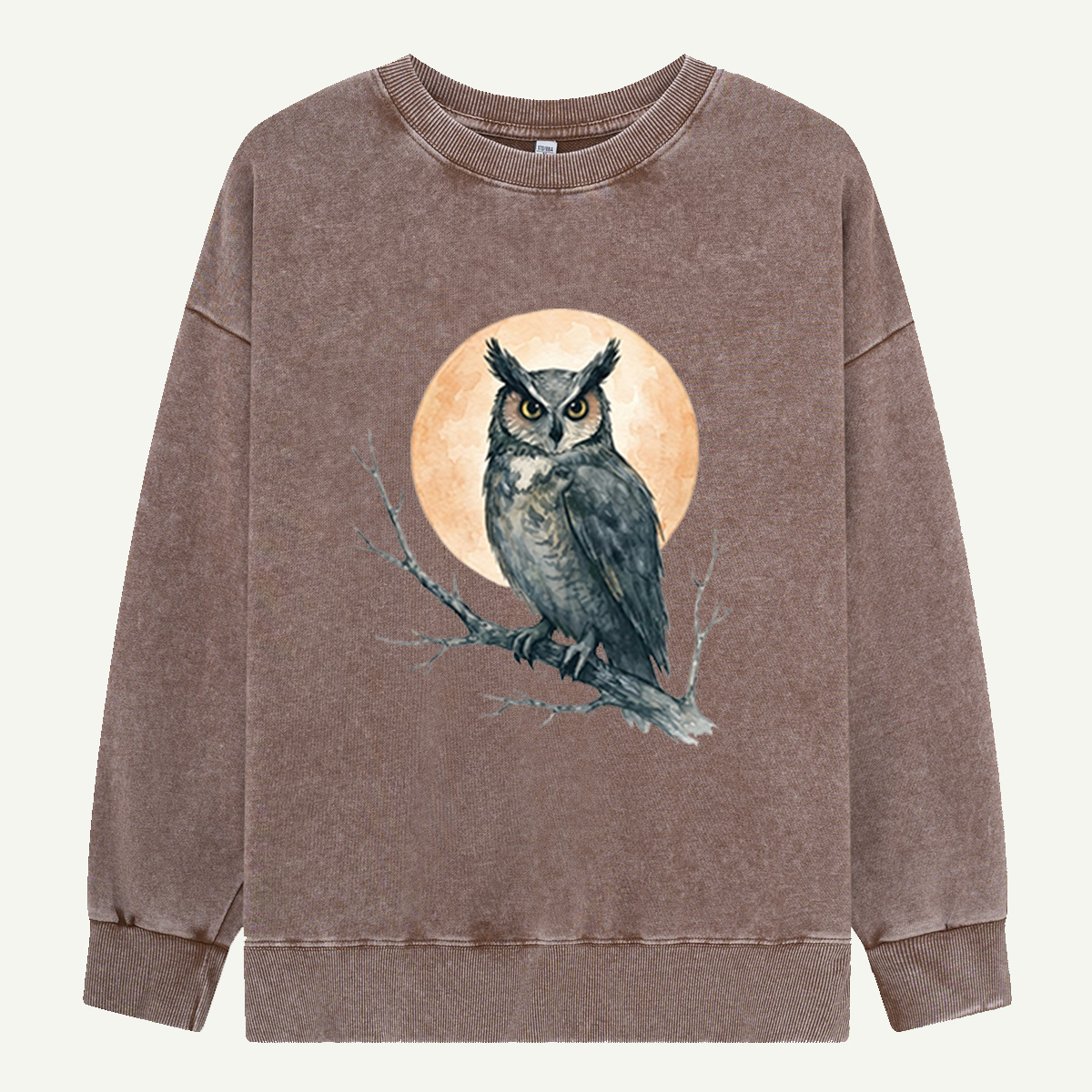 Twilight Owl Washed Sweatshirts