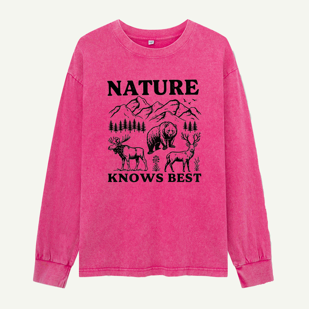 Nature Knows Best Washed Long Sleeves