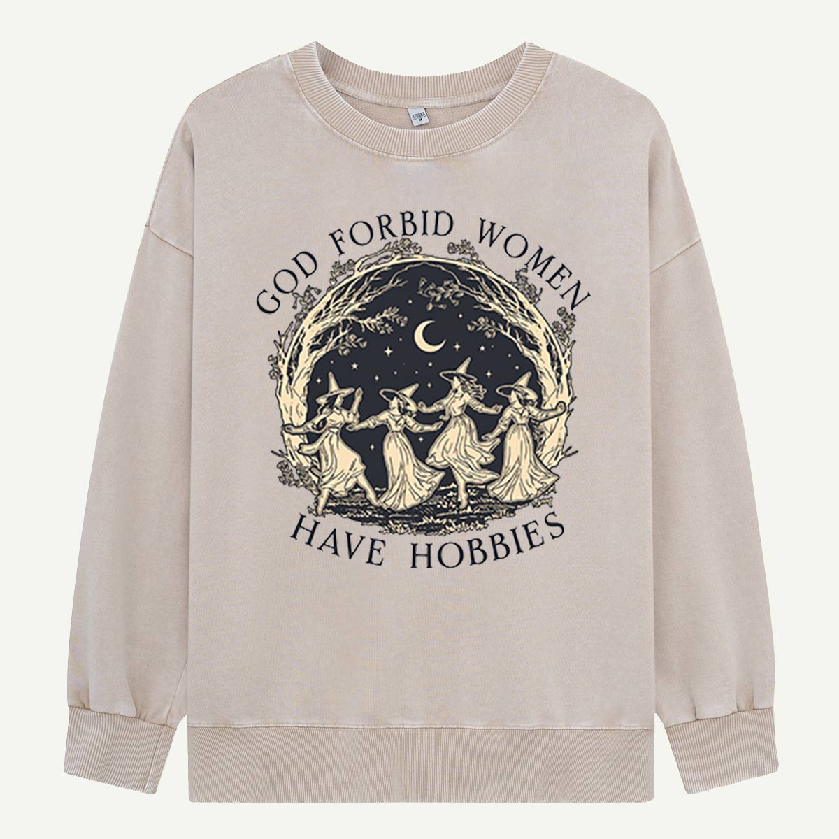 Witch Circle Moonlit Washed Sweatshirts
