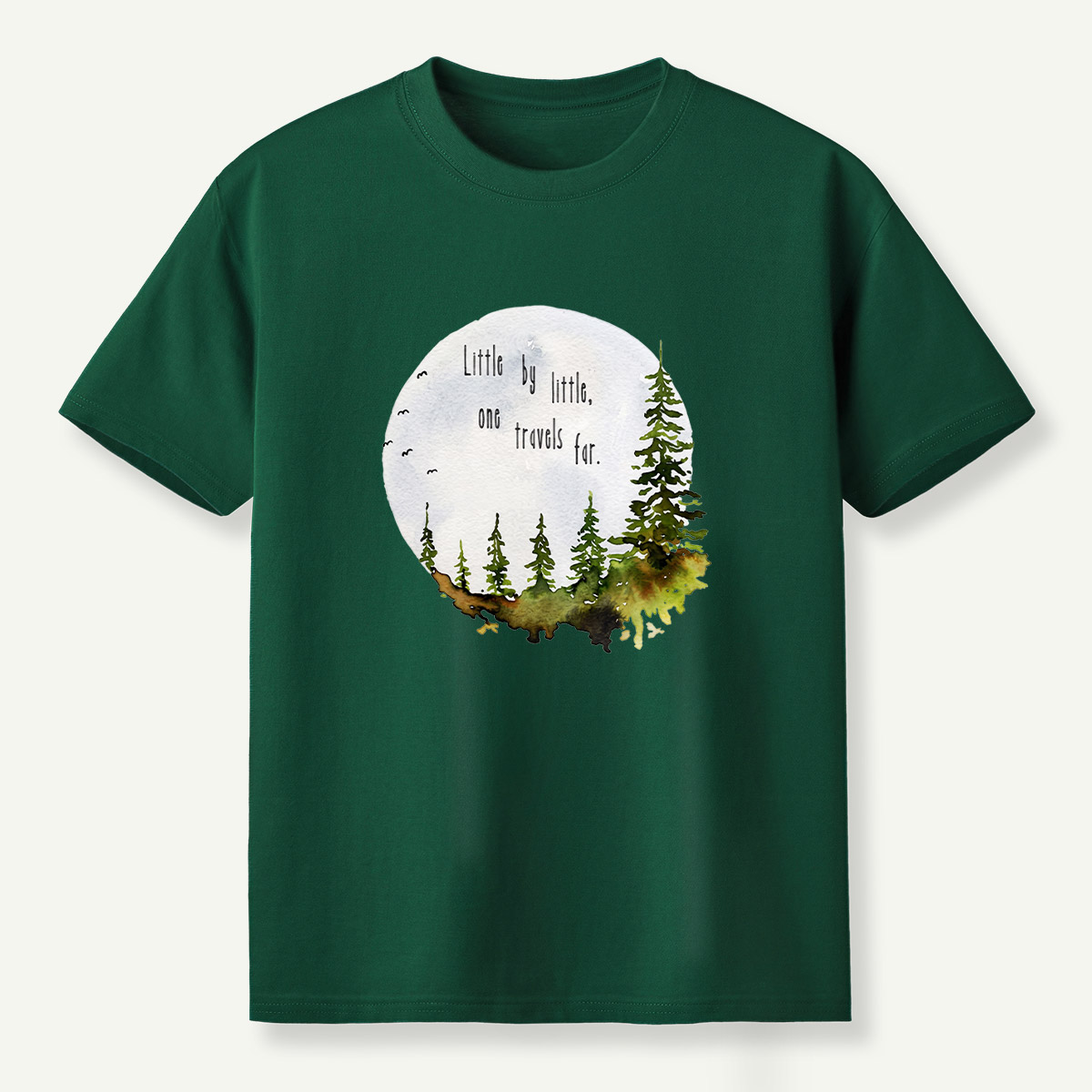 Life Is Better In The Woods Forest Circle T-Shirt