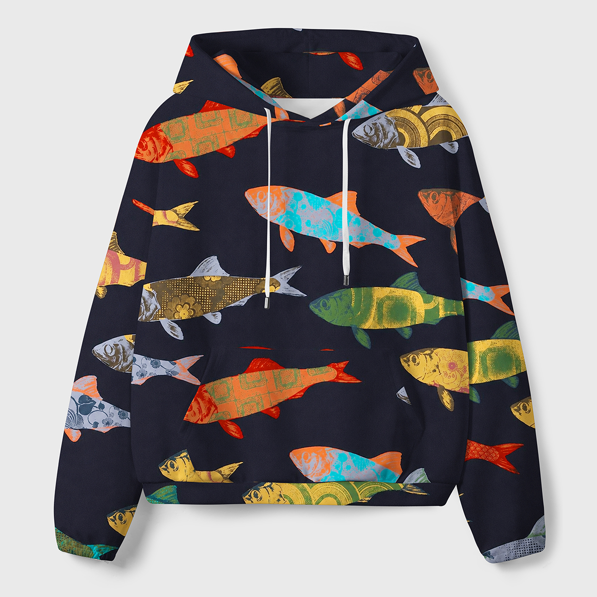 Colorful Fish Migration Premium Eco Hoodie