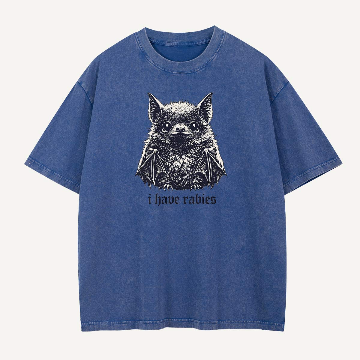  I Have Rabies Bat Washed T-Shirt
